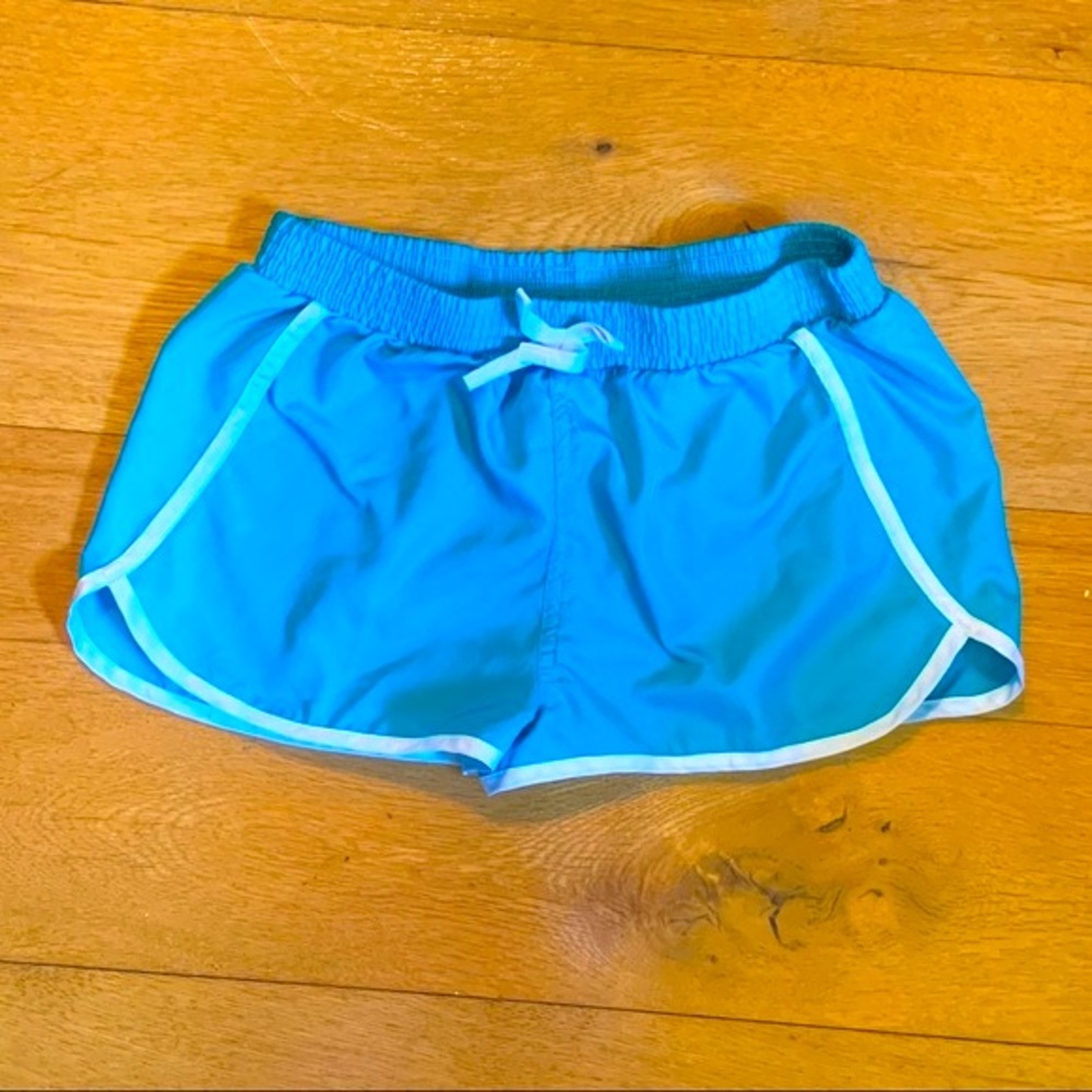 ZeroXposur Girls 14 Teal Swim Shorts